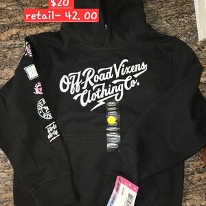 Off-Road Vixens Black Hoodie